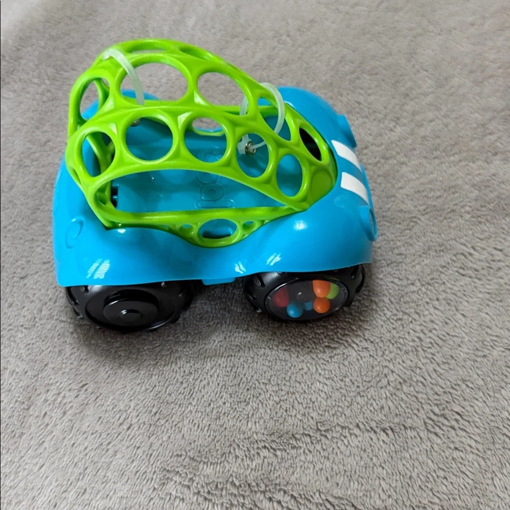 Rattle & Roll Toy Car - Blue and Green new